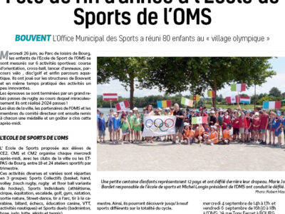 Fête de fin d’année à l’Ecole de Sport de l’O.MS