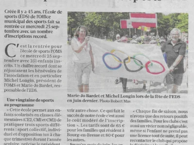 Participation record pour l’Ecole de Sport